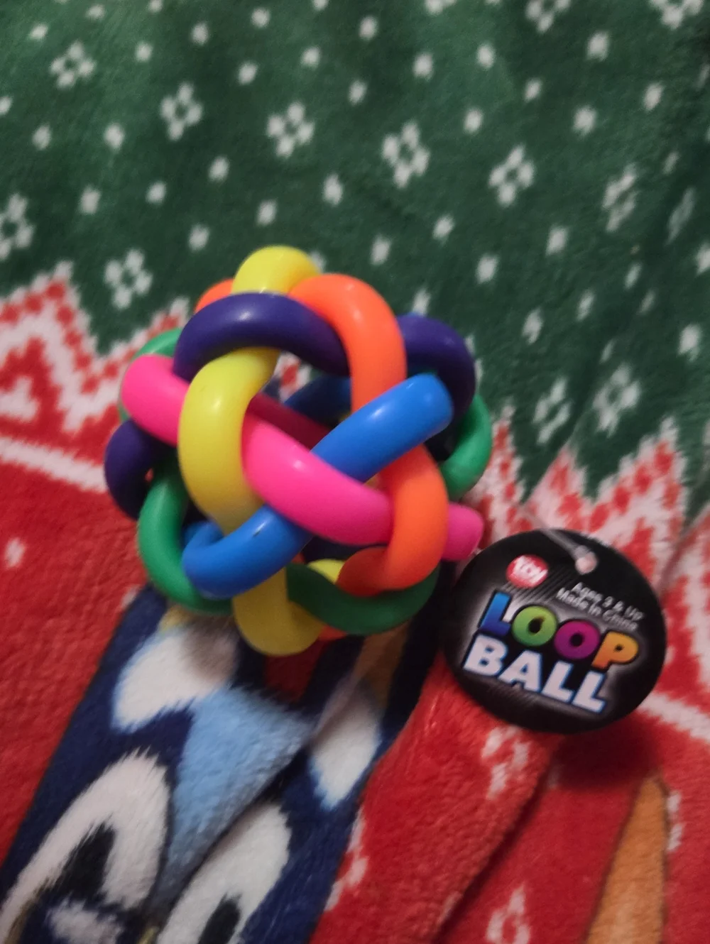 Loop Ball Sensory Interlocking Toy - Multicolor